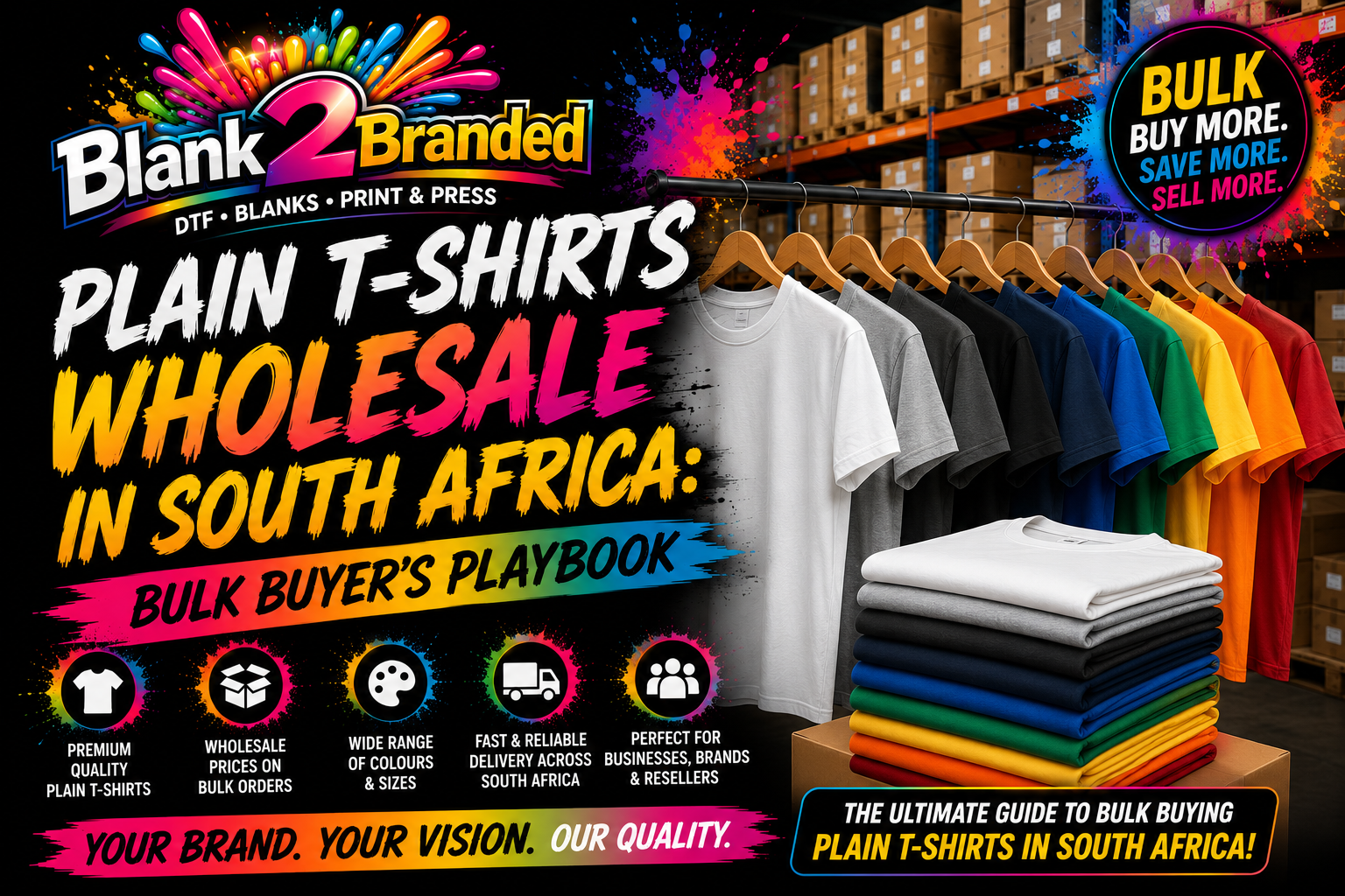 Plain T Shirts Wholesale in South Africa: Bulk Buyer's Playbook