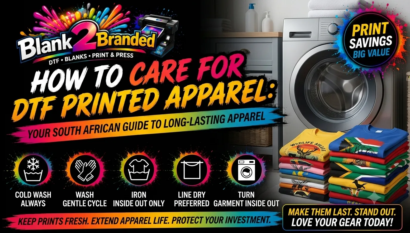 How to Care for DTF Printed Apparel: South African Guide