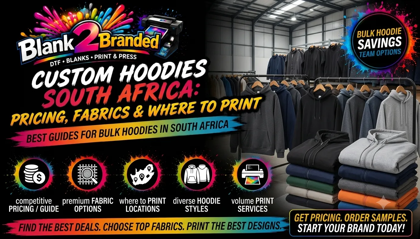 Custom Hoodies South Africa: Pricing, Fabrics & Where to Print
