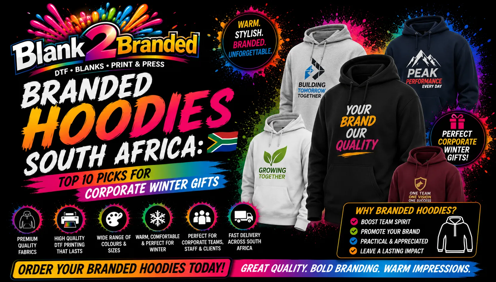 Branded Hoodies South Africa: Top 10 Picks for Corporate Winter Gifts